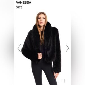 Black Faux Fur Jacket